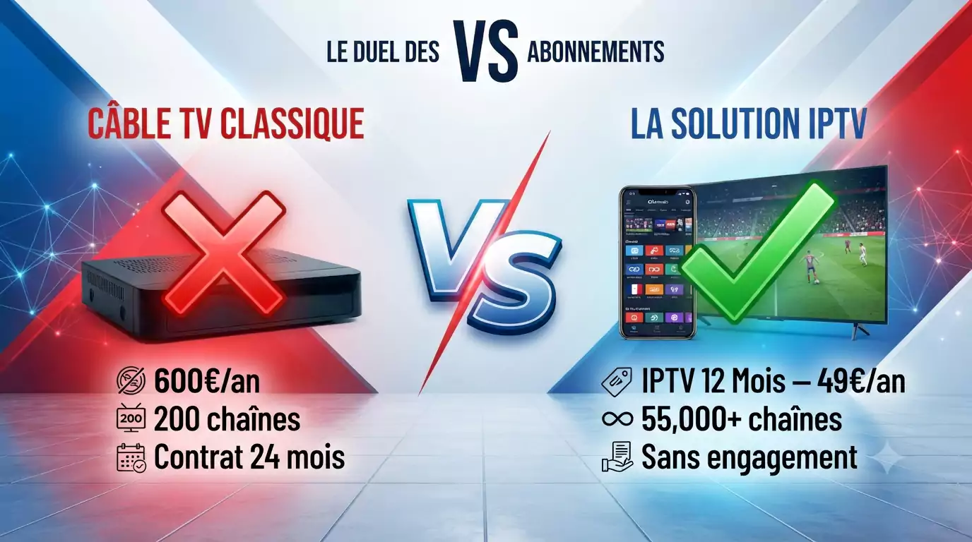 iptv vs tv c&acirc;ble &ndash; pourquoi l'iptv gagne en 2026